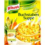 Knorr Suppenliebe Buchstabensuppe - Alphabet Noodle Soup