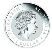 Obverse side of 2014 Australian Koala Silver Coin
