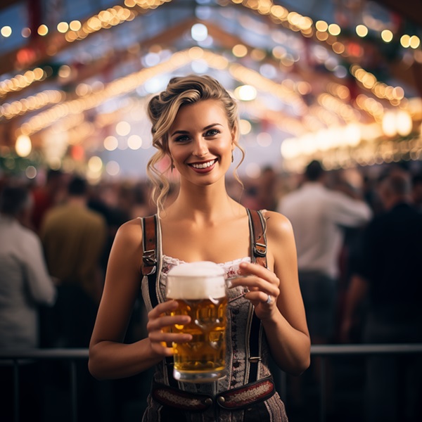 Oktoberfest Woman Image by HANSUAN FABREGAS from Pixabay