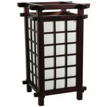 Edo Period Lamp - Walnut Finish