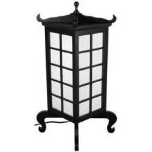 Kobe Japanese Lamp - Black Finish
