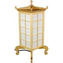 Kobe Japanese Lamp - Natural Finish