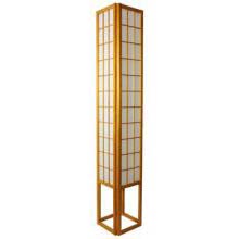 Six Foot Japanese Tower Lamp - Honey Finish