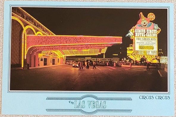 Circus Circus Las Vegas Hotel and Casino Vintage Postcard