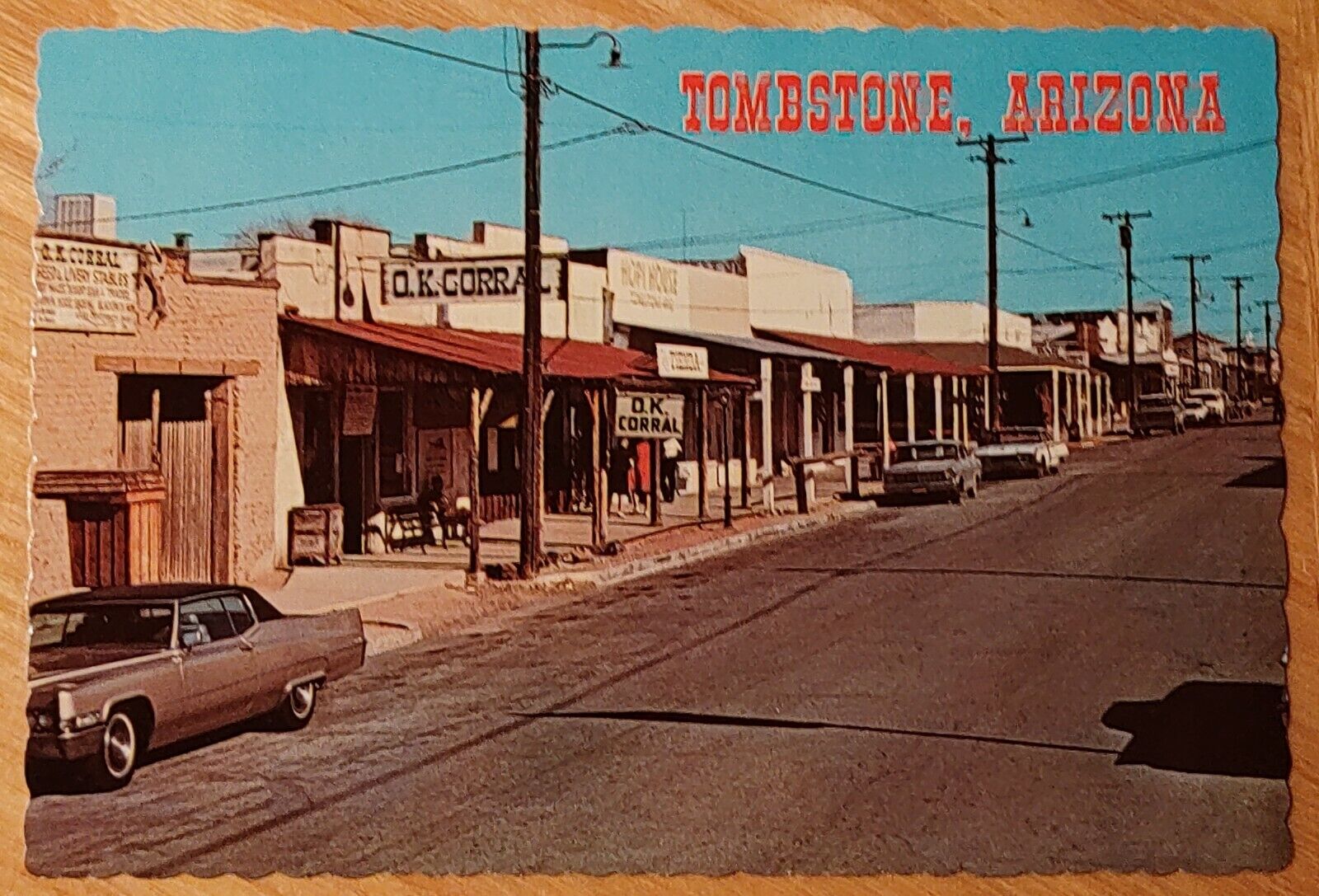 Vintage Tombstone Arizona Allen Street Postcard